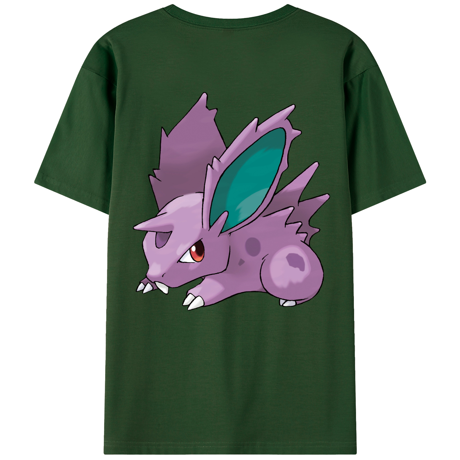 （画像用） ポケットモンスター Pokémon 綿100％半袖Tシャツ（背面プリント）
